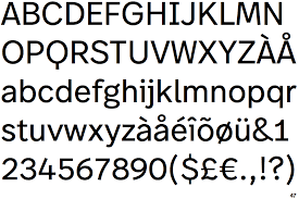 Пример шрифта Belbo SemiBold